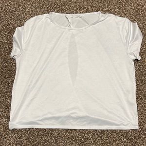 White Workout Shirt